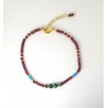 Completo Donna Collana Bracciale Sovrani J10565 Con Cristalli Rosso Granato