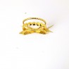 Anello Donna Luca Barra ANK634 A Fascia In Acciaio Dorato