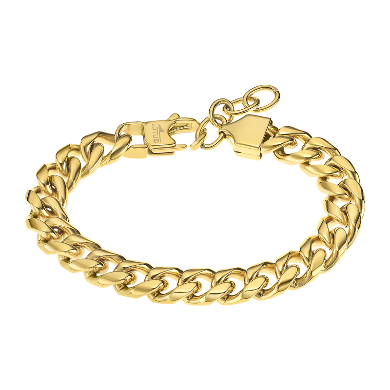 Bracciale Uomo Lotus Style LS2215/2/1 In Acciaio Dorato A Catena