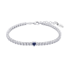 Bracciale Donna Lotus Silver LP3762-2/3 In Argento A Tennis Con Zircone Blu A Cuore