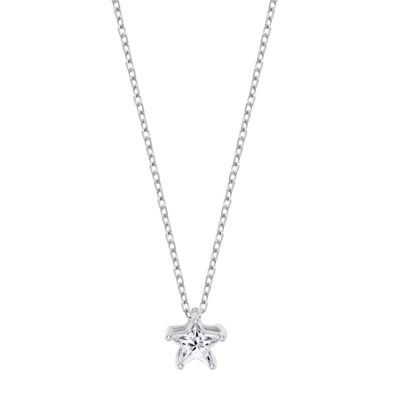 Collana Donna Lotus Silver LP3834-1/1 In Argento Con Stella