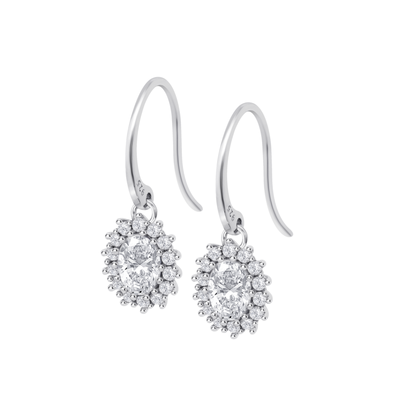 Orecchini Pendenti Donna Lotus Silver LP3459-4/10 In Argento Con Chiusura A Gancio