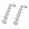 Orecchini Donna Lotus Silver LP1915-4/1 In Argento Pendenti Con Zirconi