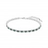 Bracciale Tennis Donna Lotus Silver LP3452-2/7 In Argento Con Zirconi Verdi E Trasparenti