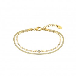 Orologio Donna Lotus 19009/1 In Acciaio Dorato Con Bracciale Omaggio