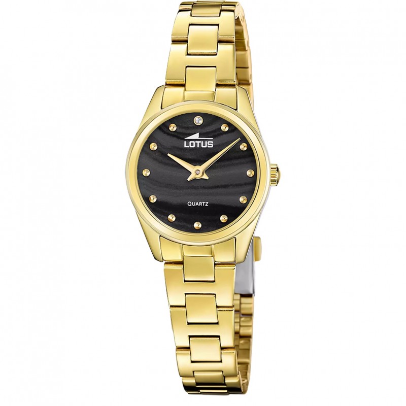 Orologio Donna Lotus 19007/4 In Acciaio Dorato Con Bracciale Omaggio