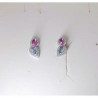 Orecchini Donna Lotus Silver LP3841-4/1 1 In Argento Con Zirconi Rosa E Celesti