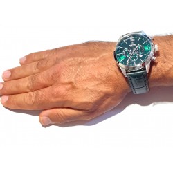 Orologio Uomo Festina F20542/7 Cronografo Con Cinturino E Quadrante Verde