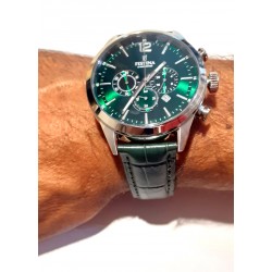 Orologio Uomo Festina F20542/7 Cronografo Con Cinturino E Quadrante Verde