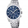Orologio Uomo Festina F20742/1 Cronografo Con Quadrante Blu E Cinturino Acciaio