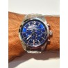 Orologio Uomo Festina F20742/1 Cronografo Con Quadrante Blu E Cinturino Acciaio
