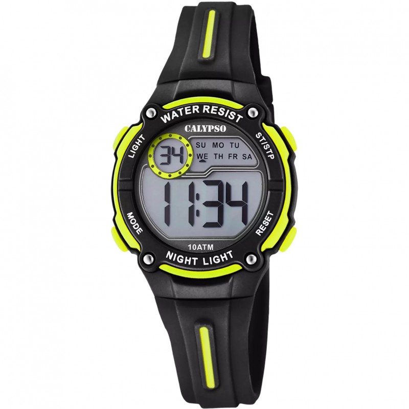 Orologio Bambino Calypso K6068/5 Digitale Con Cassa E Cinturino Neri