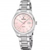 Orologio Donna Classico Festina F20737/2 Con Quadrante Rosa E Cinturino Acciaio