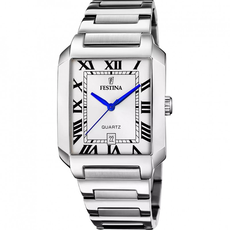 Orologio Uomo Festina F20677/1 Solo Tempo Con Quadrante Rettangolare