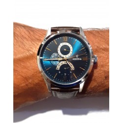 Orologio Uomo Multifunzione Festina F16823/A Con Quadrante E Cinturino Marrone