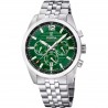 Orologio Uomo Festina Cronografo F20742/5 In Acciaio Con Quadrante Verde