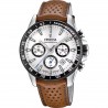 Orologio Uomo Festina Cronografo F20561/1 Con Quadrante Grigio E Cinturino Marrone