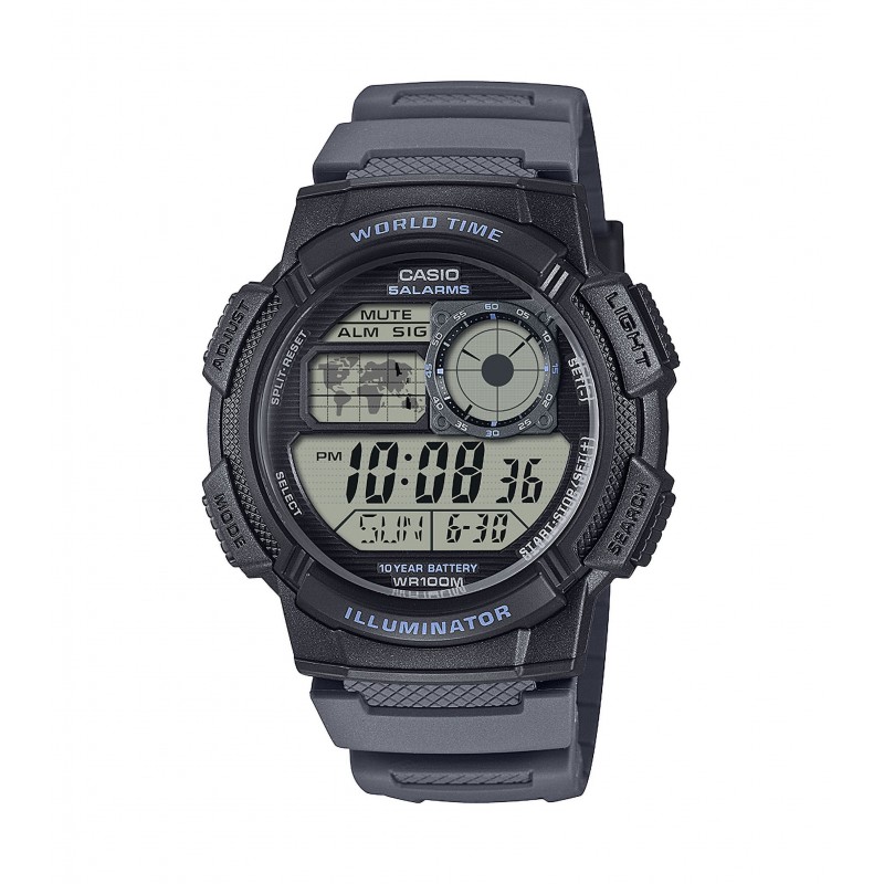 Orologio Uomo Digitale Casio AE-1000W-8AVEF Con Cinturino Grigio