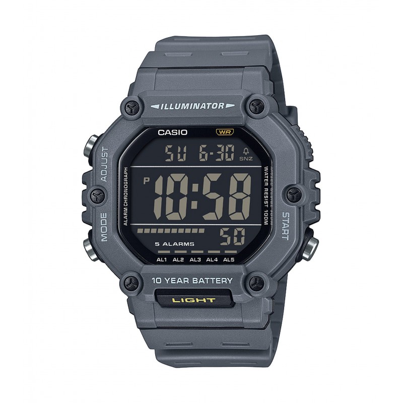 Orologio Uomo Digitale Casio AE-1600H-8BVEF Con Cassa E Cinturino Grigio