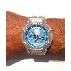 Orologio Uomo Casio G-SHOCK GA-2100BM-7A2ER Con Cinturino Trasparente