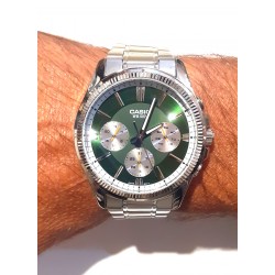 Orologio Uomo Multifunzione Casio MTP-1375PD-3AVEF Con Quadrante Verde