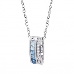 Collana Donna Lotus Silver LP3912-1/1 In Argento Con Zirconi Multicolore