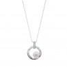 Collana Donna Lotus Silver LP3902-1/1 In Argento Con Perla Bianca