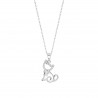 Collana Donna Lotus Silver LP3873-1/1 In Argento Con Pendente Gatto