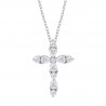 Collana Donna Lotus Silver LP3915-1/1 In Argento Con Croce