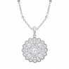 Collana Donna Lotus Silver LP3886-1/1 In Argento Con Pendente Fiore