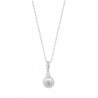 Collana Donna Lotus Silver LP3478-1/1 In Argento Con Perla E Zirconi
