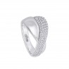 Anello Donna Lotus Silver LP3845-3/116 In Argento A Fascia Con Zirconi