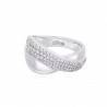 Anello Donna Lotus Silver LP3845-3/118 In Argento A Fascia Con Zirconi