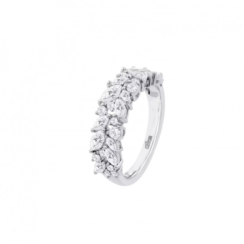 Anello Donna Lotus Silver LP3884-3/116 In Argento A Fascia Con Zirconi Misura 16