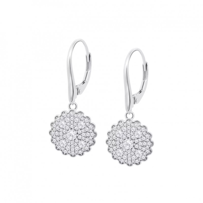 Orecchini Donna Lotus Silver LP3886-4/1 Pendenti Con Chiusura Monachella