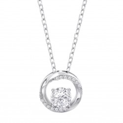 Collana Donna Lotus Silver LP3910-1/1 In Argento Punto Luce Con Zirconi