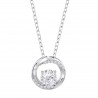 Collana Donna Lotus Silver LP3910-1/1 In Argento Punto Luce Con Zirconi