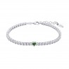 Bracciale Donna Lotus Silver LP3762-2/4 Tennis Con Zircone Verde A Cuore