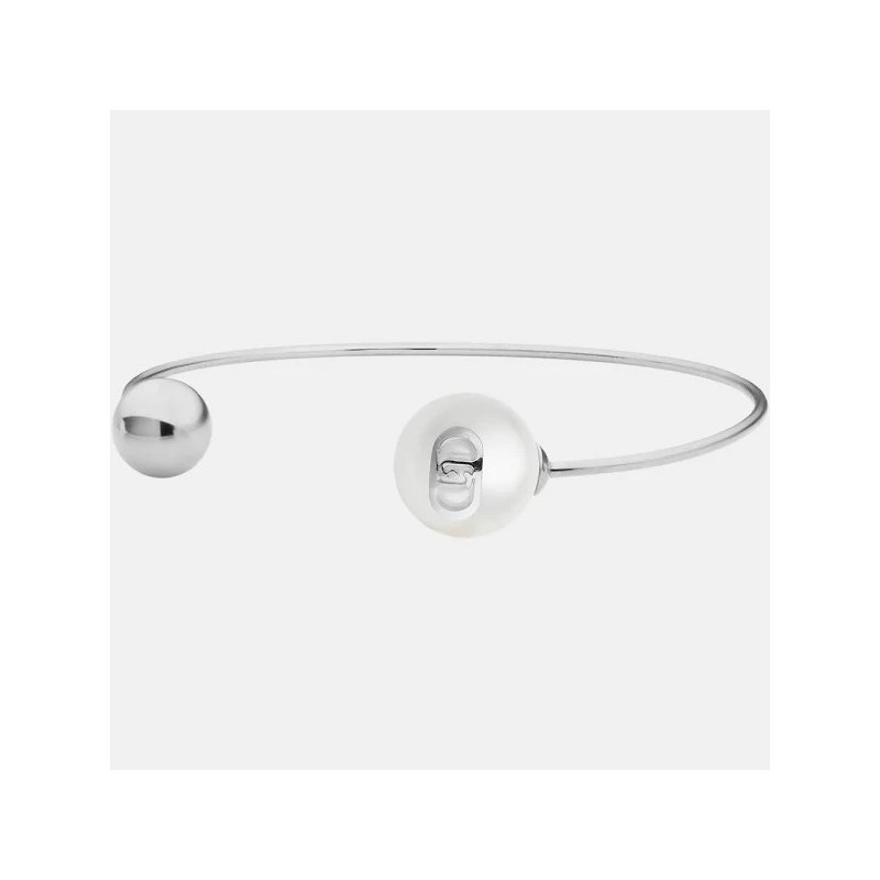 Bracciale Rigido Donna Liu-Jo LJ3013 In Acciaio Con Perla Bianca