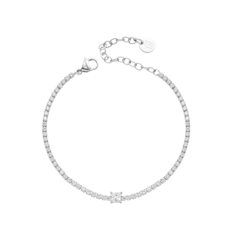 Bracciale Tennis Donna Liu-Jo LJ3031 In Acciaio Con Zirconi