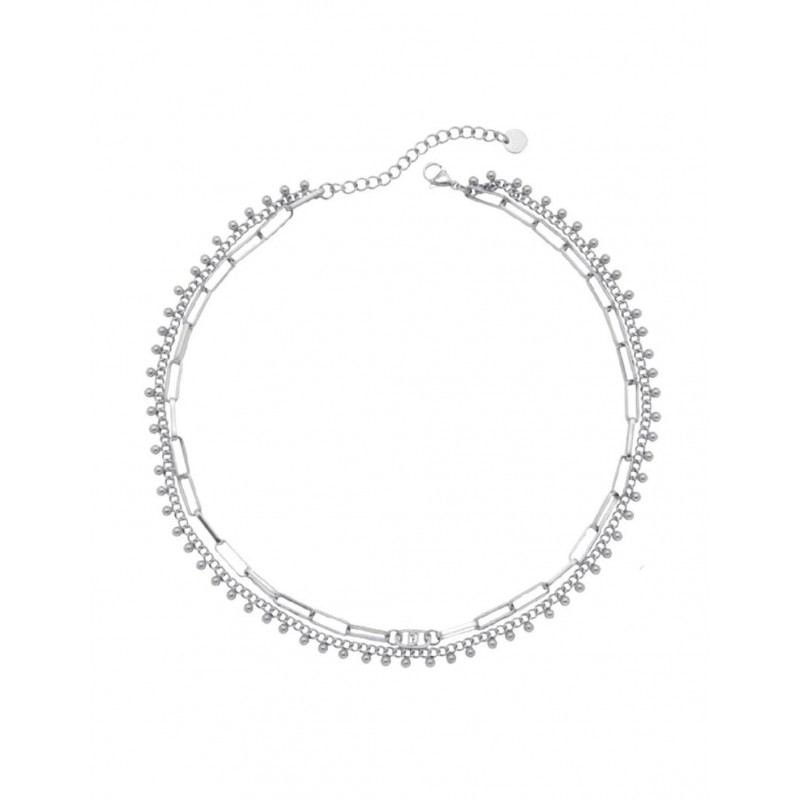 Collana Donna Liu-Jo LJ2998 In Acciaio Doppio Filo A Catena