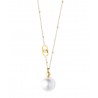 Collana Donna Liu-Jo LJ3015 In Acciaio Dorato Con Perla Bianca