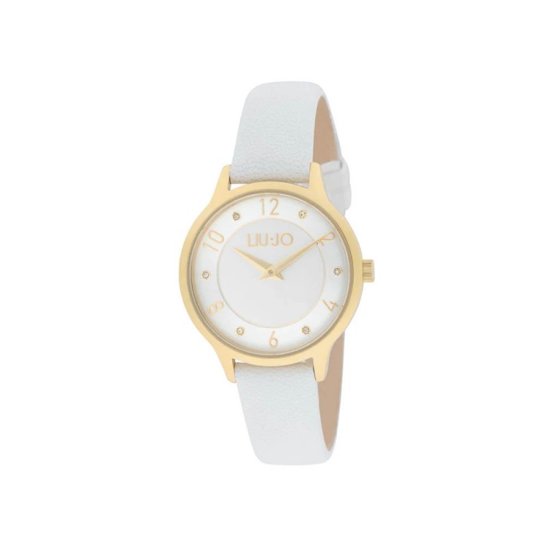 Orologio Donna Liu-Jo TLJ2685 Con Cassa Dorata E Cinturino Bianco