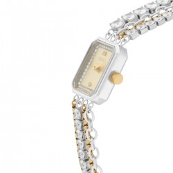 Orologio Donna Liu-Jo Chains Bijou TLJ2672 Rettangolare Con Cinturino Multifilo