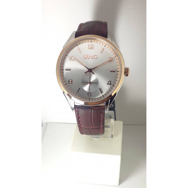 Orologio Uomo Vintage Liu-Jo TLJ2701 Solo Tempo Con Cinturino Marrone