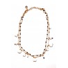 Collana Donna Doppio Filo Sovrani J10725 In Ottone Dorato Con Campanelline