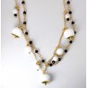 Collana Donna Doppio Filo Sovrani J10725 In Ottone Dorato Con Campanelline