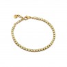 Bracciale Tennis Donna OPSOBJECTS OPSBR-955 In Acciaio Dorato Con Cristalli Gialli