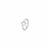Anello Donna Luca Barra ANK623 In Acciaio Con Stella E Strass