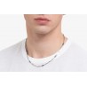 Collana Uomo Luca Barra CA532 In Acciaio Con Pietre Lapis